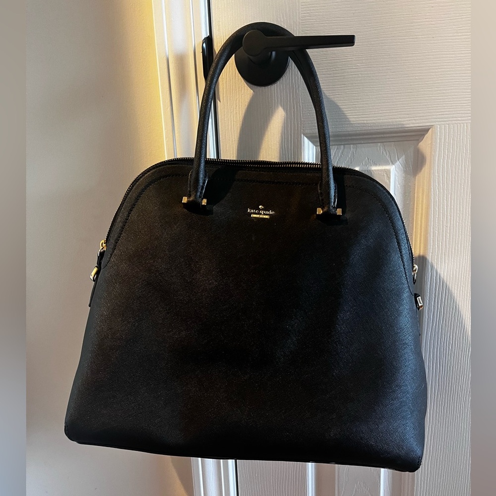 Kate Spade large leather rounded tote